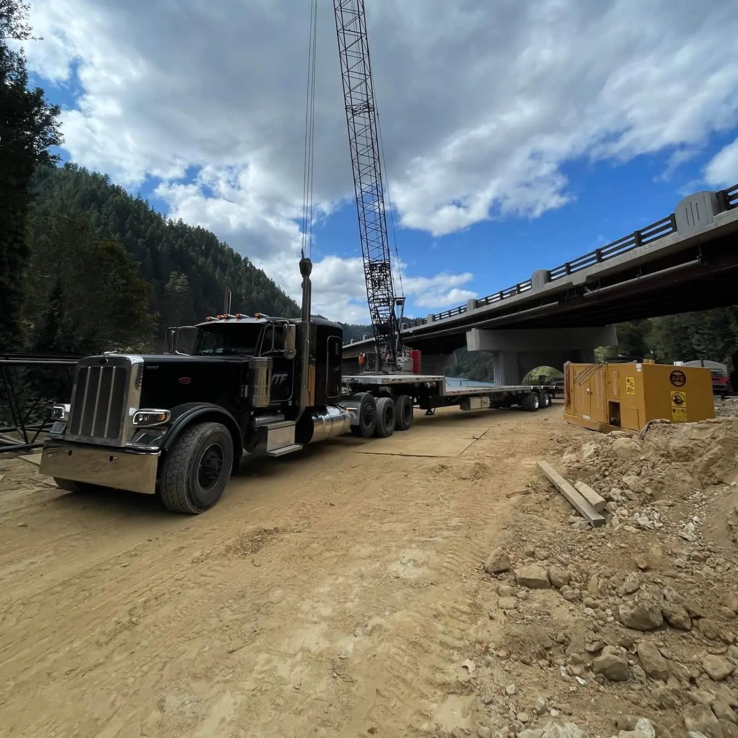 Construction site hauling